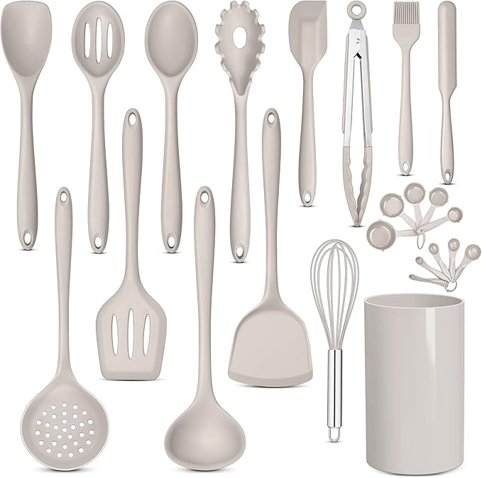 E-far Silicone Cooking Utensils Set, Silicone Kitchen Tools by E-far