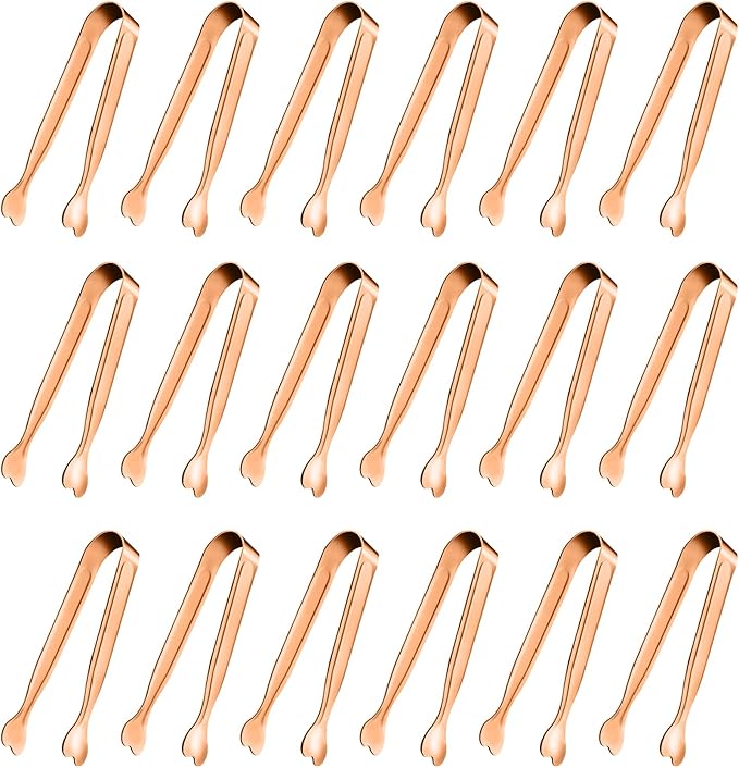 Mini Serving Tongs, Anytrp 18-Packs Stainless Steel Sugar Tongs, 4.3inch Ice by Unknown