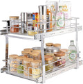 VEVOR Pull Out Cabinet Organizer, Chrome-Plated Steel Roll Out Drawer by VEVOR
