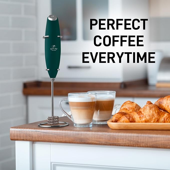 Zulay Kitchen Patented Tornado Triple Whisk Milk Frother - Image 8