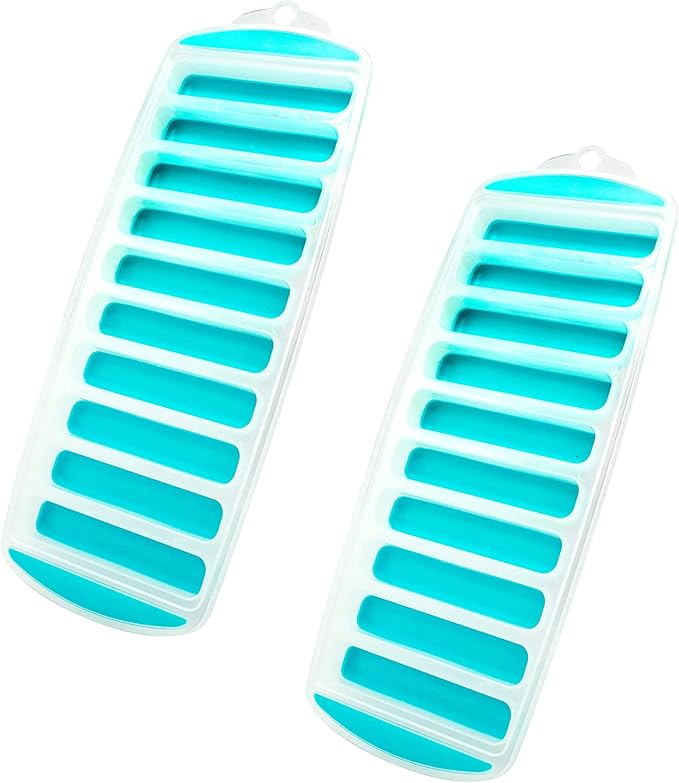 Jacent Resusable Silicone and Plastic Water Bottle Ice Cube Stick Tray by JacentMerchandising