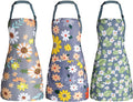 Apron for Women with Pockets, Adjustable Waterproof Floral Chef Aprons for by Unknown