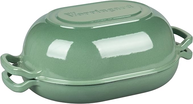 VORRINGARD Enameled Cast Iron Sourdough Bread Oven, Dutch Oven, Loaf Cast Iron - Image 8