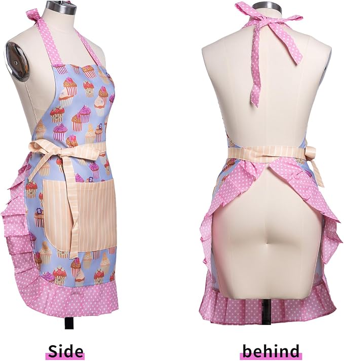 Lovely Flower Pattern Retro Aprons - Image 2