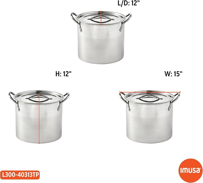 IMUSA Stainless Steel Stock Pot - Image 7