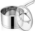 LIANYU 3 qt Saucepan, Stainless Steel Sauce Milk Pan by LIANYU