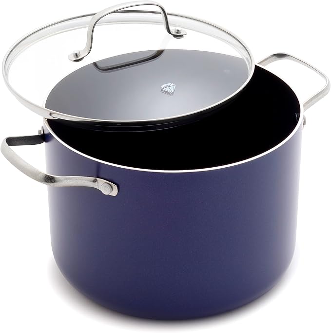 Blue Diamond 8QT Nonstick Stockpot by BlueDiamondCookware