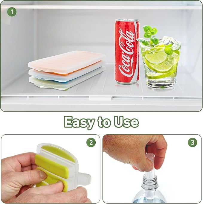 Water Bottle Silicone Ice Cube Tray by Lily's Home - Image 5