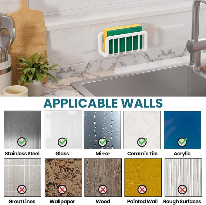 TAILI Sponge Holder for Kitchen Sink - Image 9