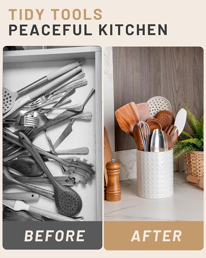 Nucookery 6.4'' Utensil Holder - Image 5