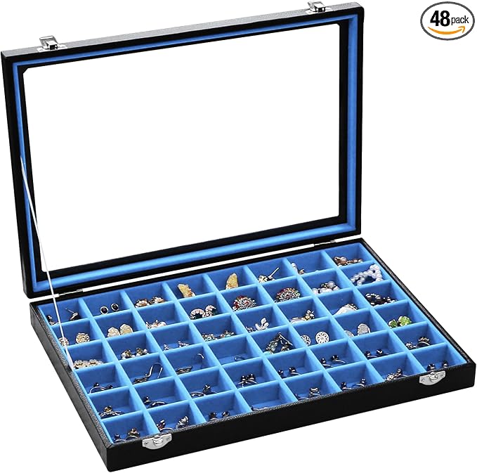 Stratalife Jewelry Organizer 48 Grid Jewelry Tray by Stratalife