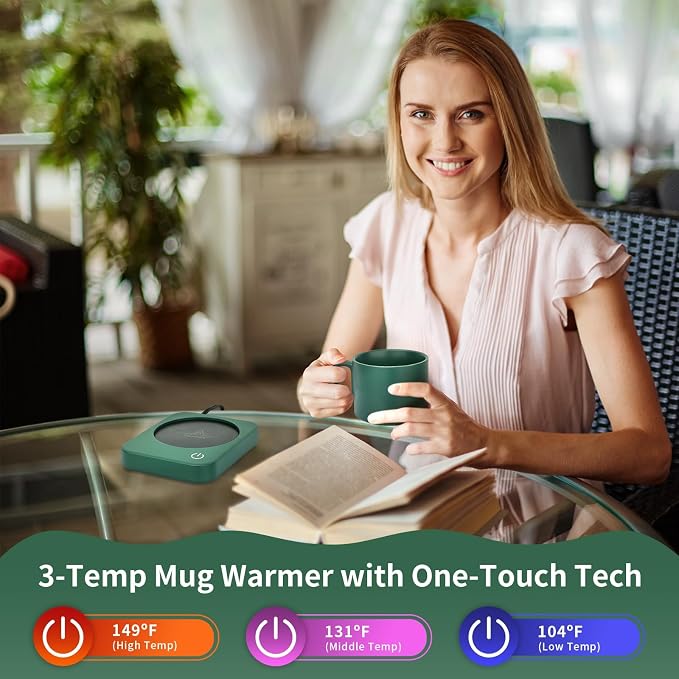 VOBAGA Mug Warmer Set, Coffee Warmer - Image 2