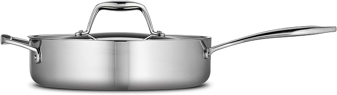 Tramontina Signature Tri-Ply Clad Stainless Steel 3-Quart Saute Pan - Image 2