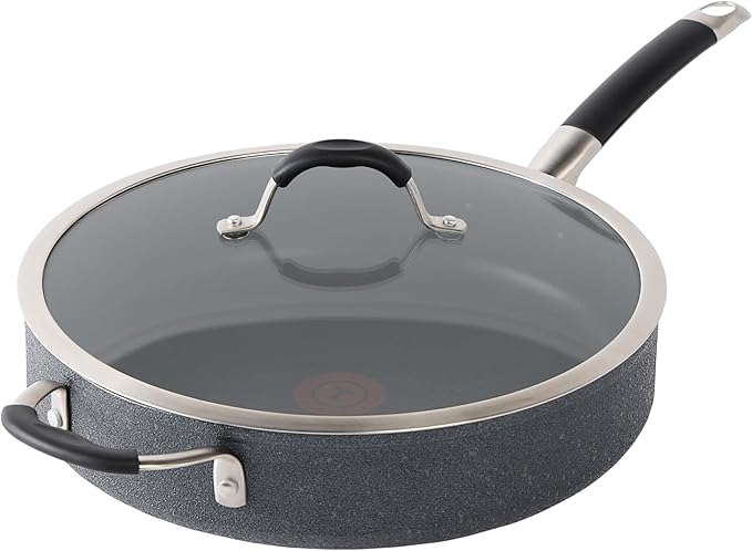 T-Fal Stone Force Platinum Non Stick Jumbo Cooker w/Lid & Helper Handle 5 Quart by T-falbrand