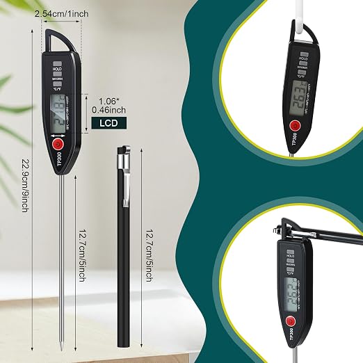 Copkim 6 Set Waterproof Food Thermometer - Image 2