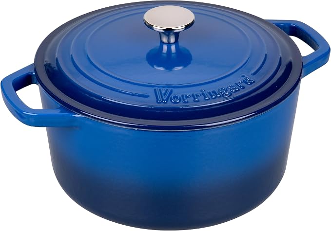 VORRINGARD Enameled Cast Iron Dutch Oven Pot - Image 9