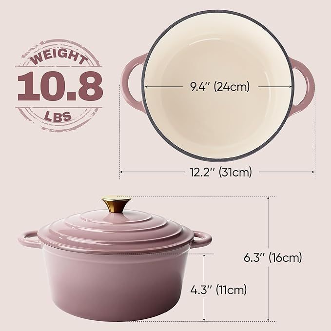 Vintage Style 4.5 Quart Dutch Oven Pot - Image 4