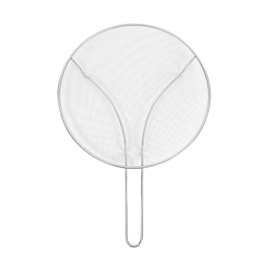 Restaurantware Splatter Screen 1 Count 13" Fine Mesh Cover Stainless Steel by Restaurantware