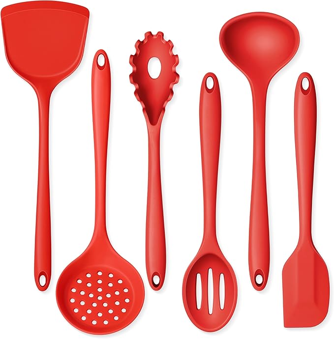 Onader Silicone Cooking Utensils Set, Heat Resistant Kitchen Tool Kit, Nonstick by Onader