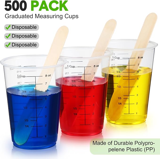 Yunsailing 500 Pack Disposable Measuring Cups - Image 4