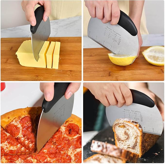Biscuit Cutter, Pastry Cutter, Bench Scraper, Silicone Pastry Dough Baking Mat - Image 5