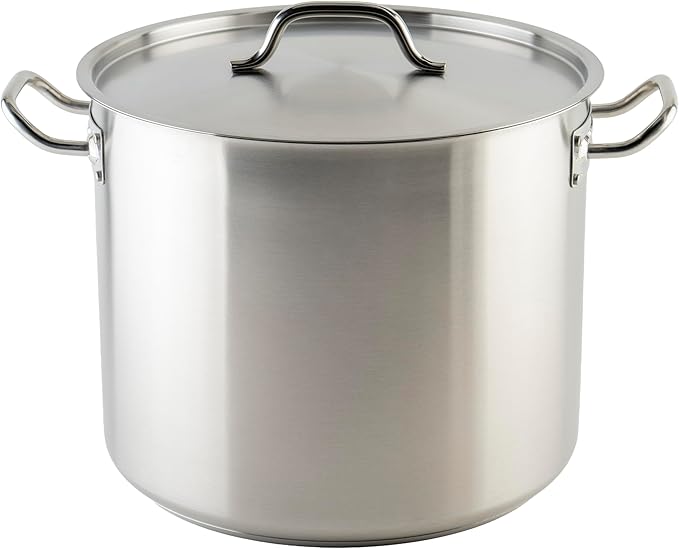 Winware Stainless Steel 32 Quart Stock Pot - Image 7