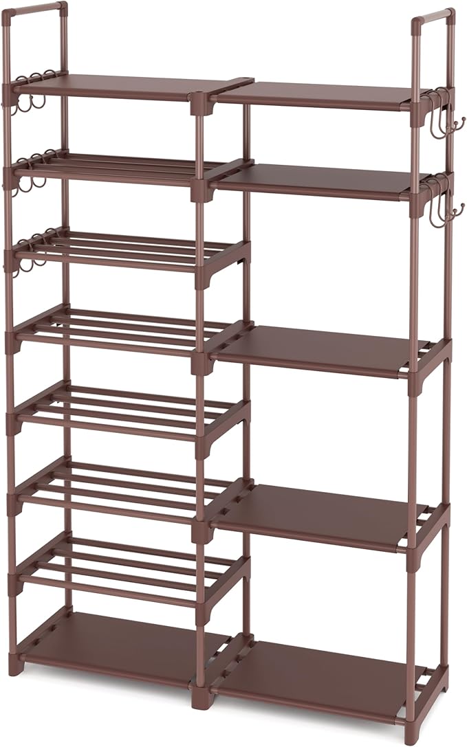 ROJASOP Shoe Rack Organizer, 8-Tier Metal Shoe Rack by ROJASOP