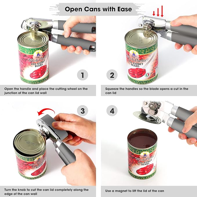 Beneno Heavy Duty Hand Can Opener Manual - Image 4