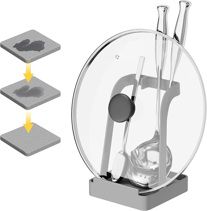 NiHome Upgraded Pot Lid and Spoon Rest by NiHome
