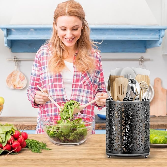 YIUKEA 360° Rotating Utensil Holder - Image 3