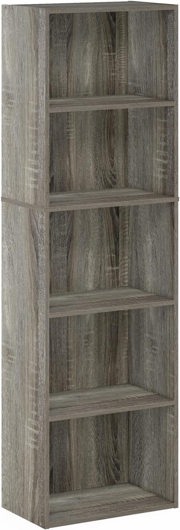 Furinno LUDER Book Shelf, 5-Tier Bookshelf, Bookcase - Image 6