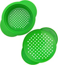 2 Pack - Can, Colander Strainer, Food Grade Plastic, Unibody Design, Dishwasher by iAesthete
