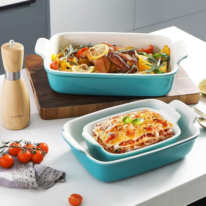 Sweejar Baking Pans Set, Ceramic 9x13 Baking Dish - Image 5