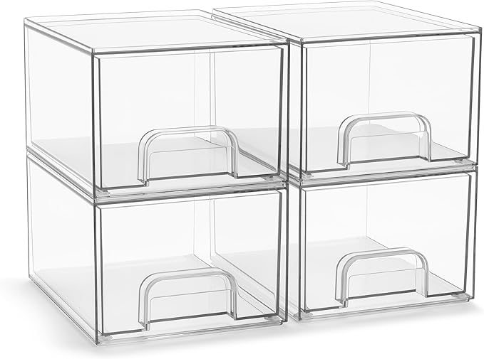 Sorbus Acrylic Storage Containers by Sorbus