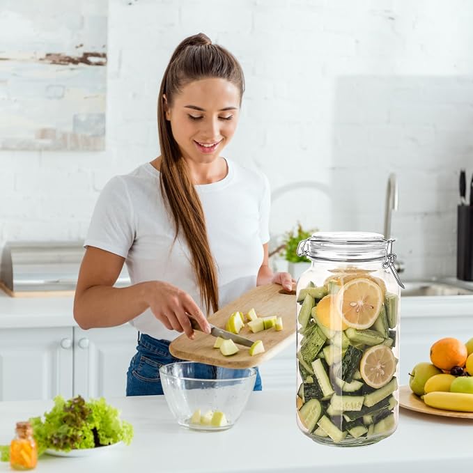 Liuruiyu 78oz Glass Food Storage Jars - Image 6
