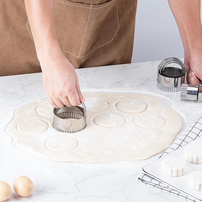 Husfunov Biscuit Cutter Set Wave Cookie Cutters - Image 3