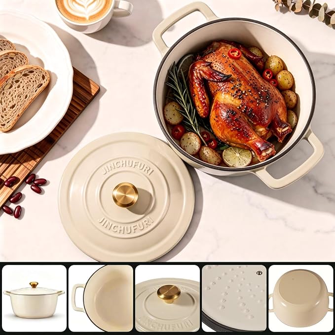 Enameled Cast Iron Dutch Oven - Image 2