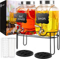 Drink Dispenser, 1 Gallon Beverage Dispenser by FUREEY