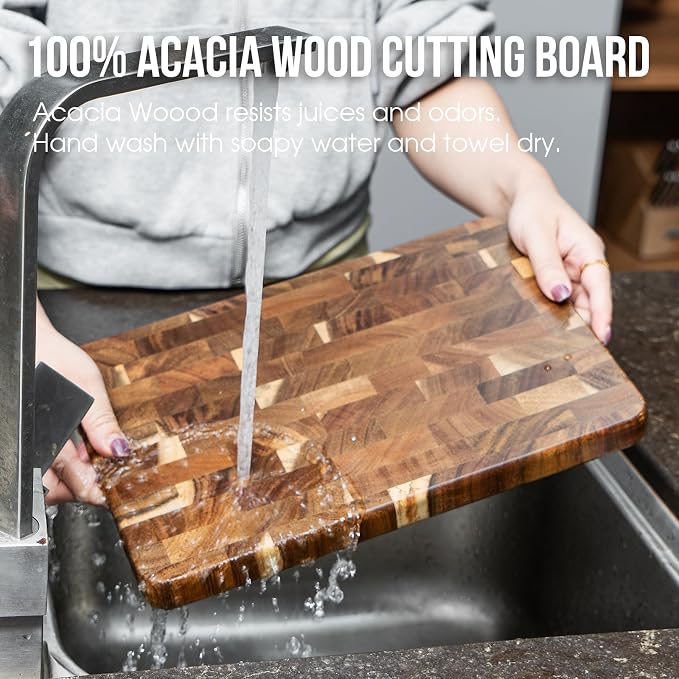 James.F End Grain Cutting Boards, Wooden Cutting Board - Image 7