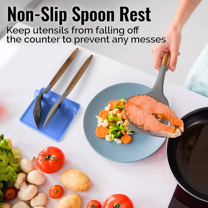 Zulay Kitchen Silicone Utensil Rest - Image 4