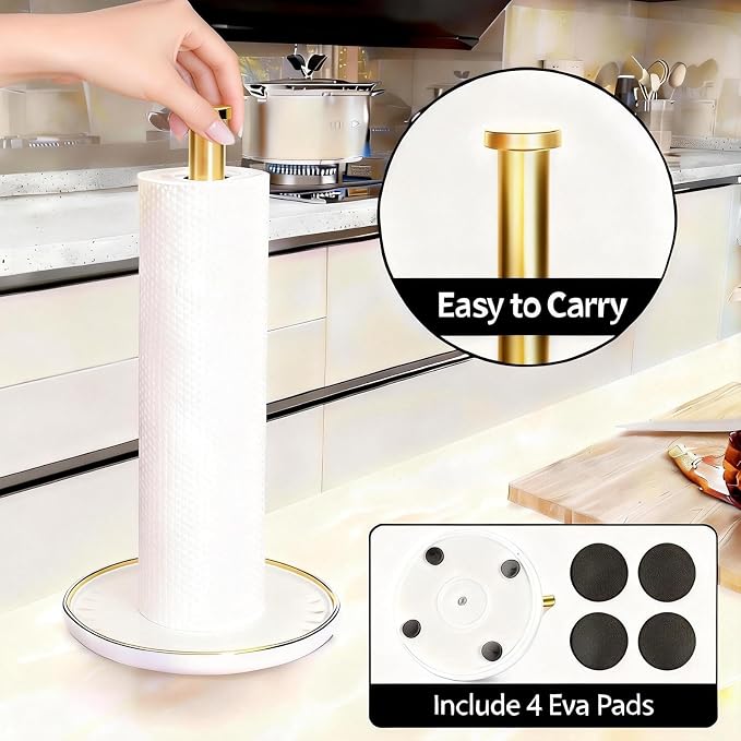 Paper Towel Holder Countertop, Kitchen Paper Towels Holder - Image 5