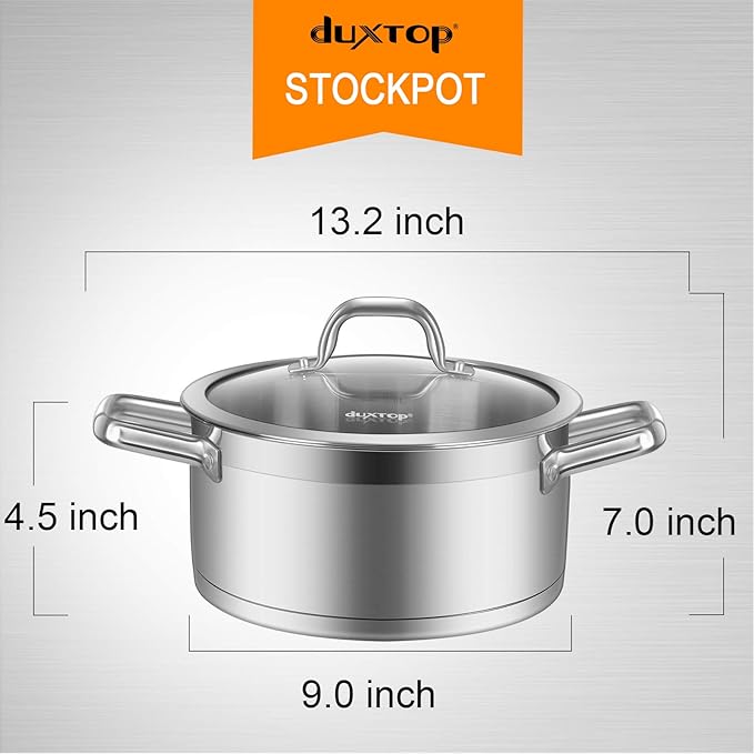 Duxtop Professional Stainless Steel Cookware Induction Ready Impact-bonded - Image 5