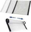 CHIRISEN Expandable Large Roll Up Dish Drying Rack, Foldable Over The Sink Dish by CHRISEN