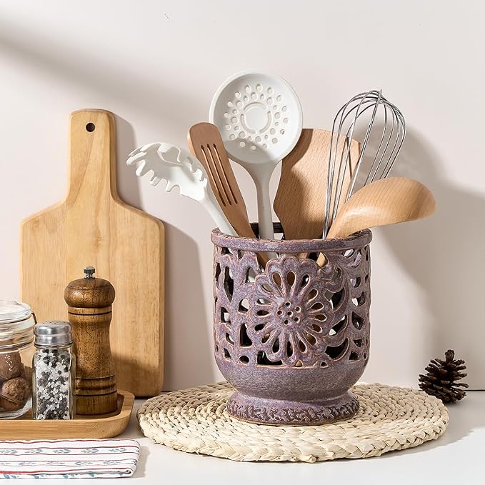 Farmhouse Kitchen Utensil Holder - Image 2