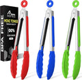 Hotec Mini Silicone Kitchen Tongs by Hotec