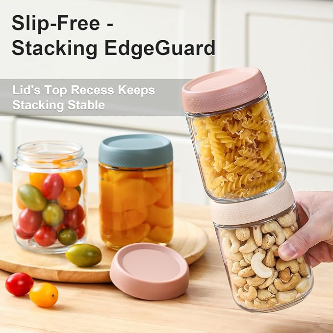 NETANY 12-pack 16oz Glass jars - Image 4