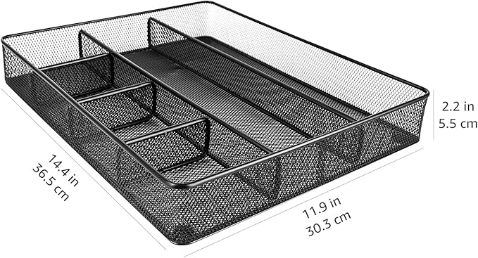 Amazon Basics Mesh Desk Drawer Organizer - Image 4