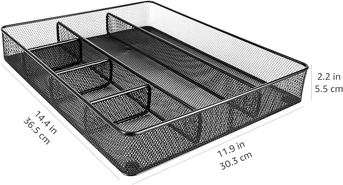 Amazon Basics Metal Mesh Desk Organizer - Image 4