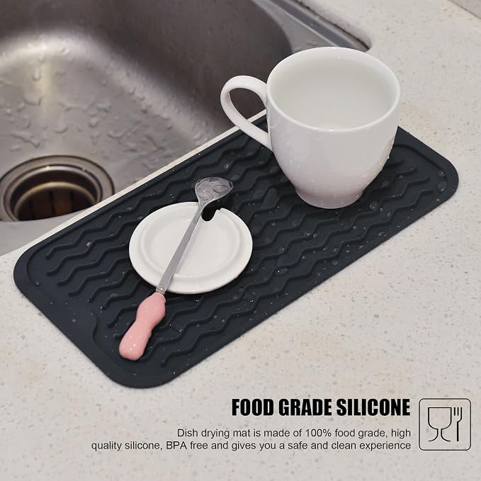 Silicone Dish Drying Mat for Multiple Usage, Easy clean, Eco-friendly, - Image 5