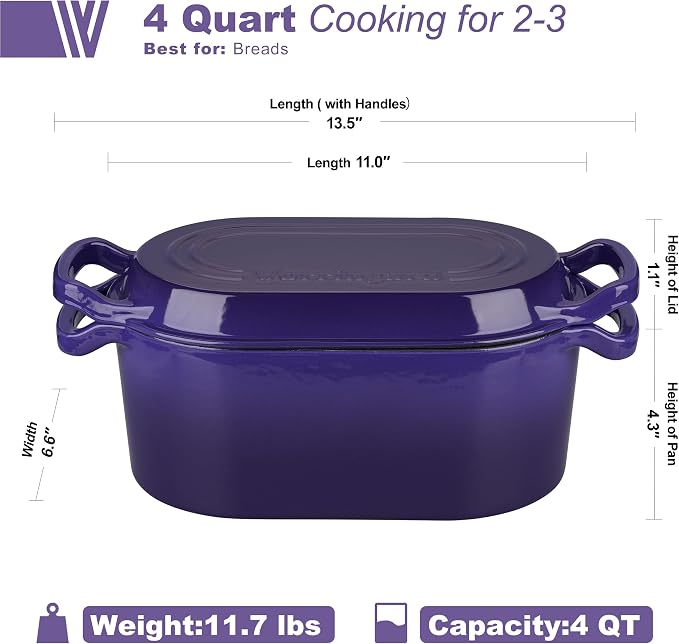 VORRINGARD Oval Dutch Oven Pot - Image 2